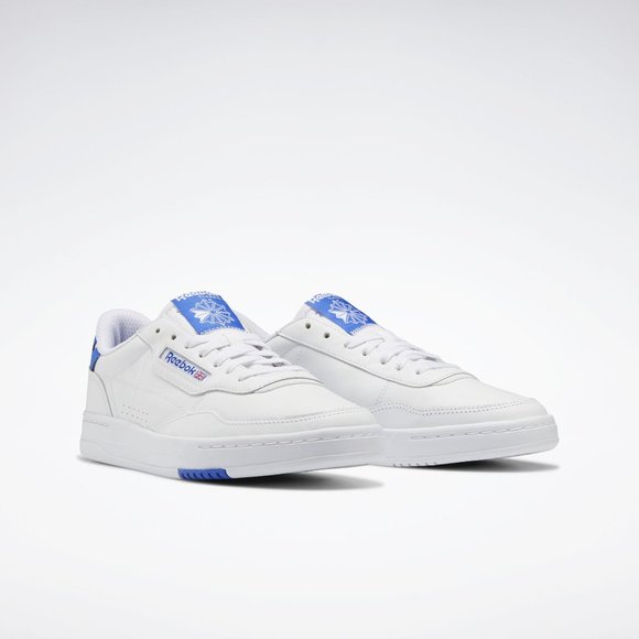 Reebok Classics Men's White Blue Court Peak Sneakers Size 12 us GW7557 - Picture 1 of 3